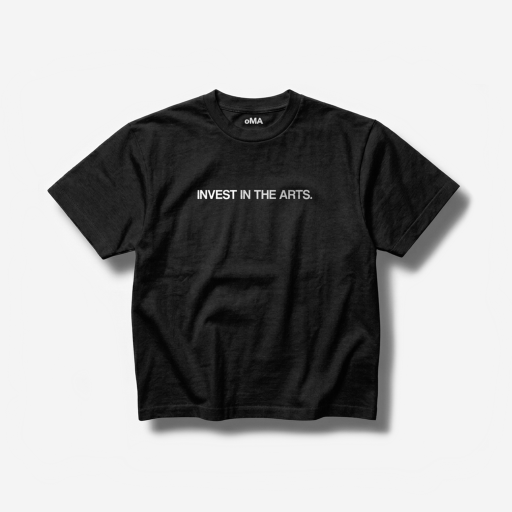 INVEST IN THE ARTS SHIRT (BLACK)