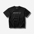 MAKE ART, NOT WAR. SHIRT (BLACK)