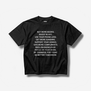 DAILY RULES SHIRT (BLACK)