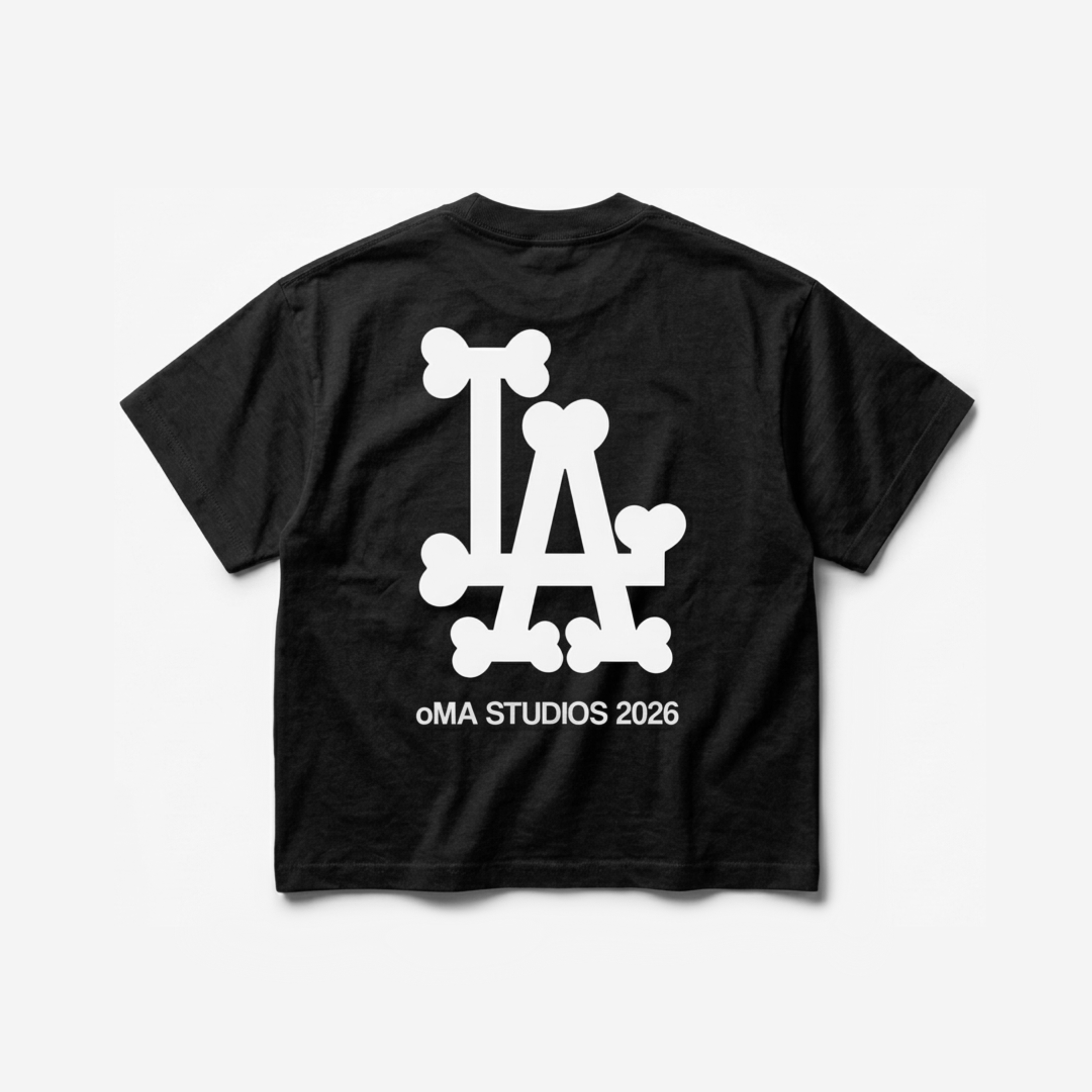 LoS ANGELES BoNES SHIRT (BLACK)