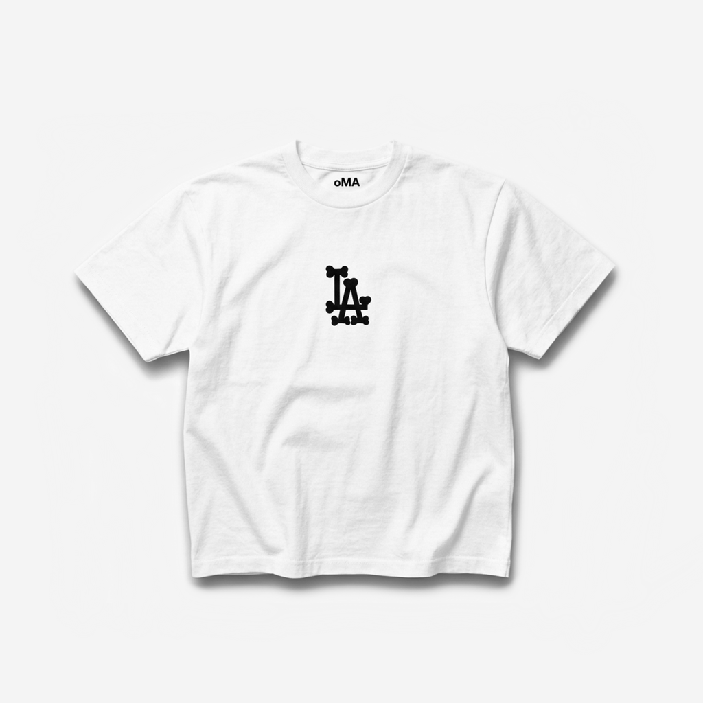 LoS ANGELES BoNES SHIRT (WHITE)