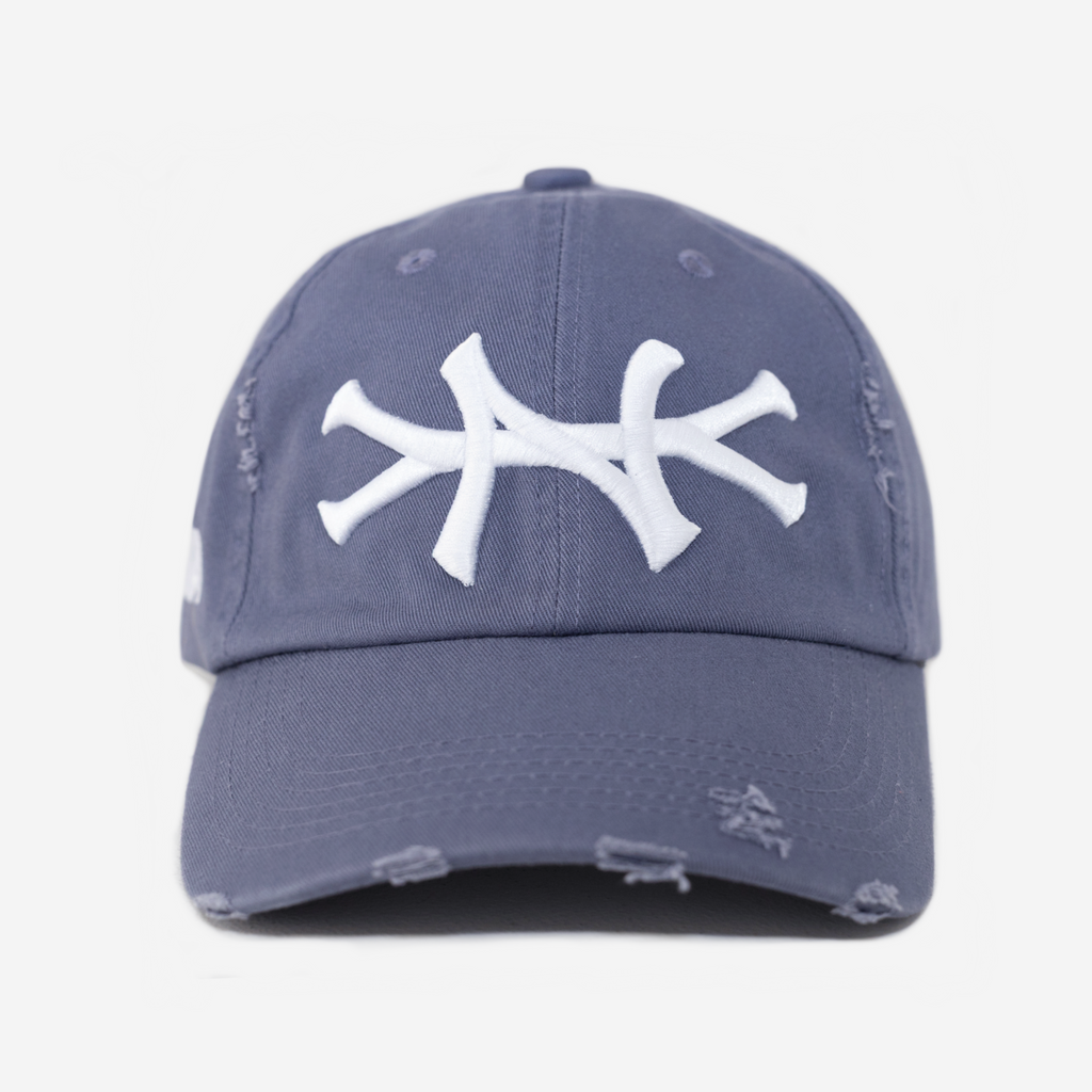 NEW YoRK DISTRESSED HAT (VINTAGE BLUE)