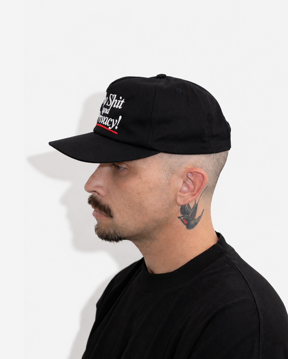 FLY SHIT AND PRIVACY HAT (GREEN BRIM)