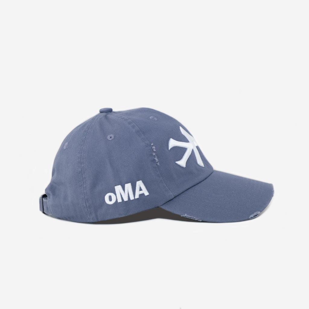 NEW YoRK DISTRESSED HAT (VINTAGE BLUE)