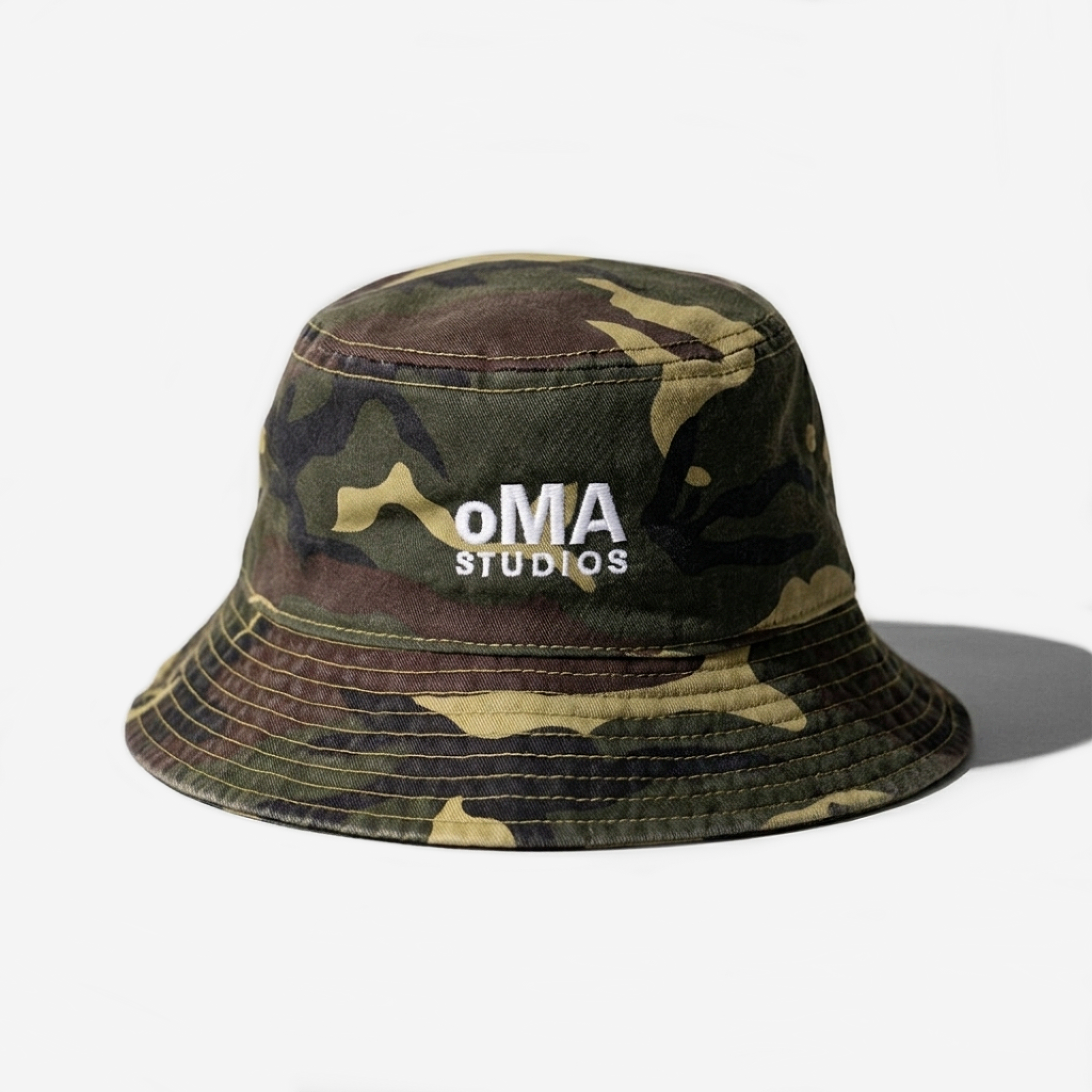 NEW YoRK JAPAN KANJI BUCKET HAT (VINTAGE GREEN CAMo)