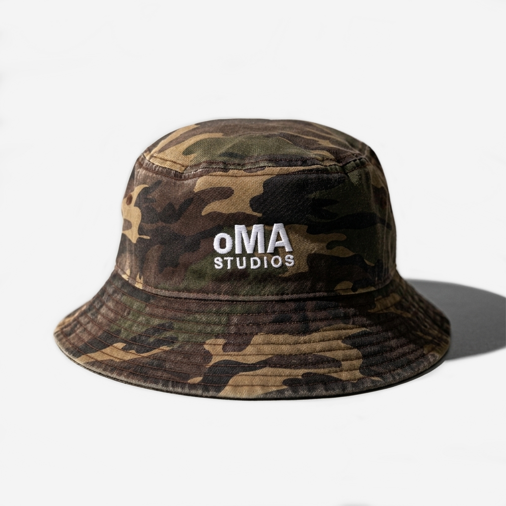 LoGo BUCKET HAT (VINTAGE ARMY CAMo)
