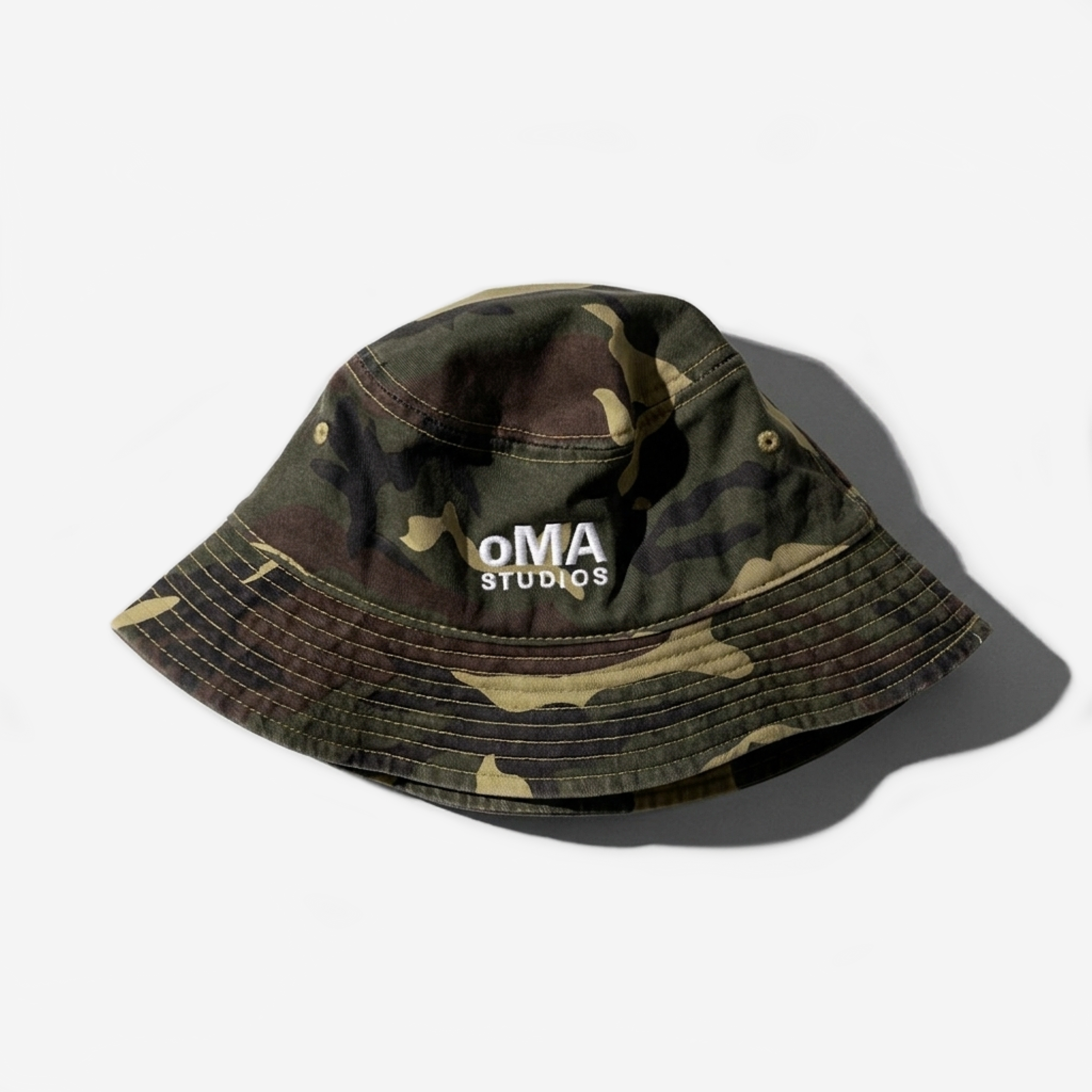 NEW YoRK JAPAN KANJI BUCKET HAT (VINTAGE GREEN CAMo)