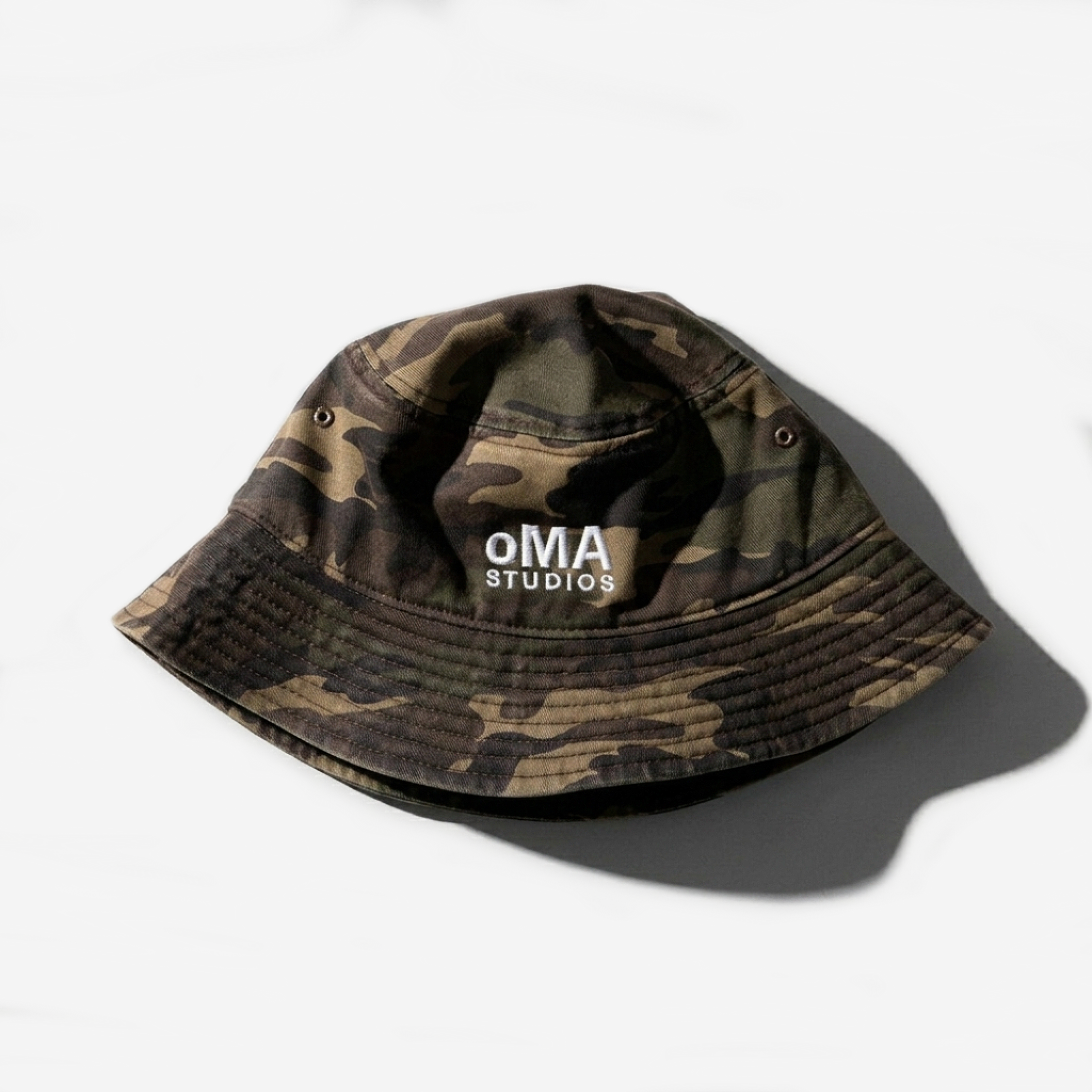 NEW YoRK JAPAN KANJI BUCKET HAT (VINTAGE ARMY CAMo)