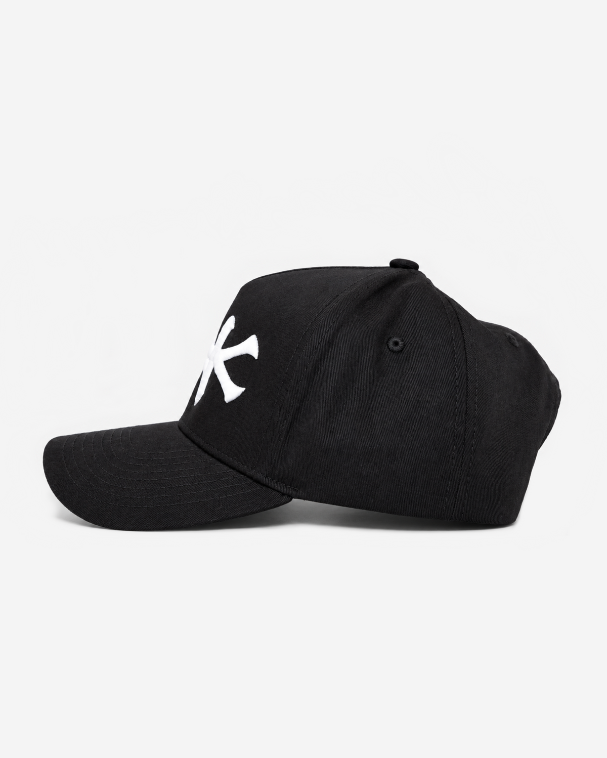 NEW YoRK HAT GREY BRIM (BLACK)