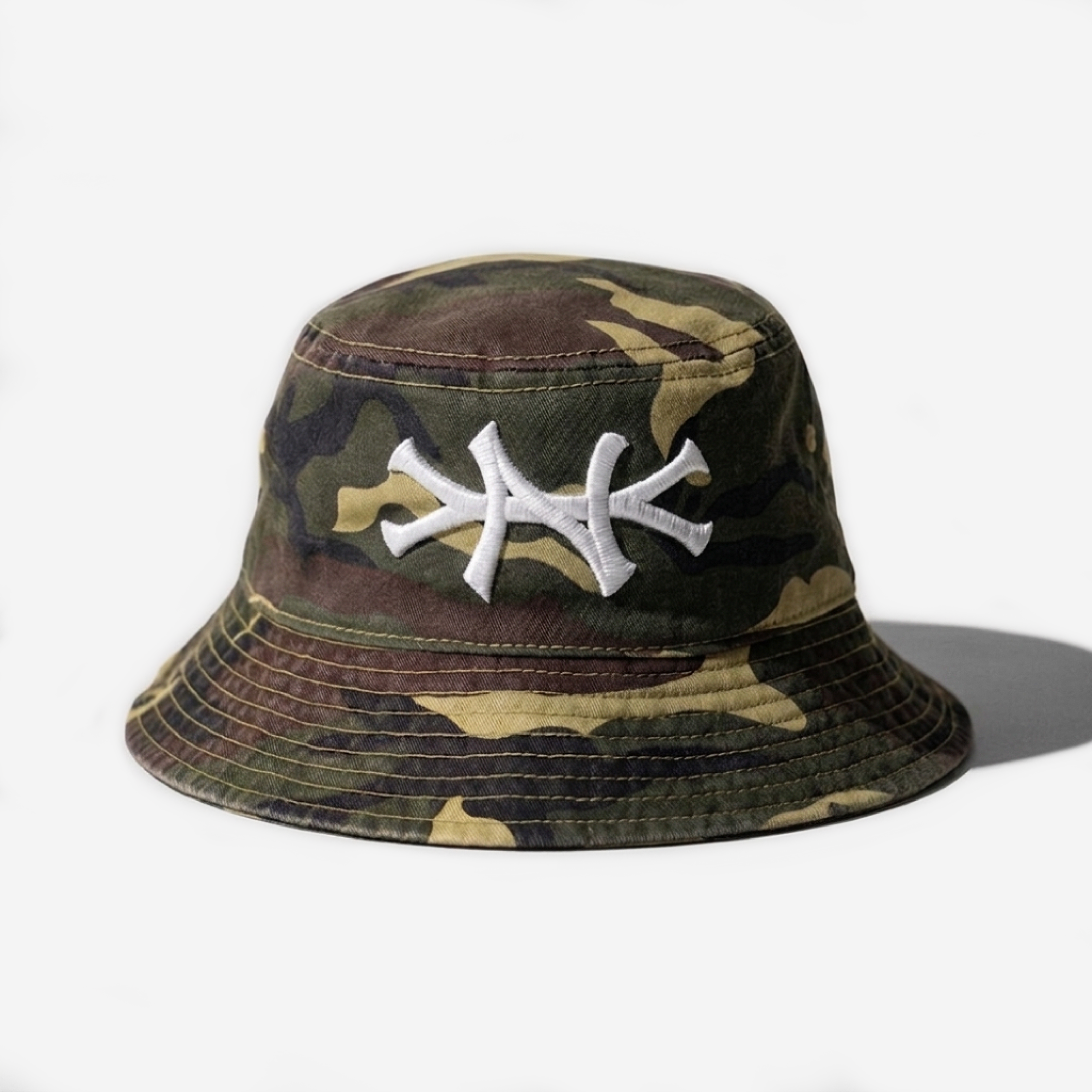 NEW YoRK BUCKET HAT (VINTAGE GREEN CAMo)