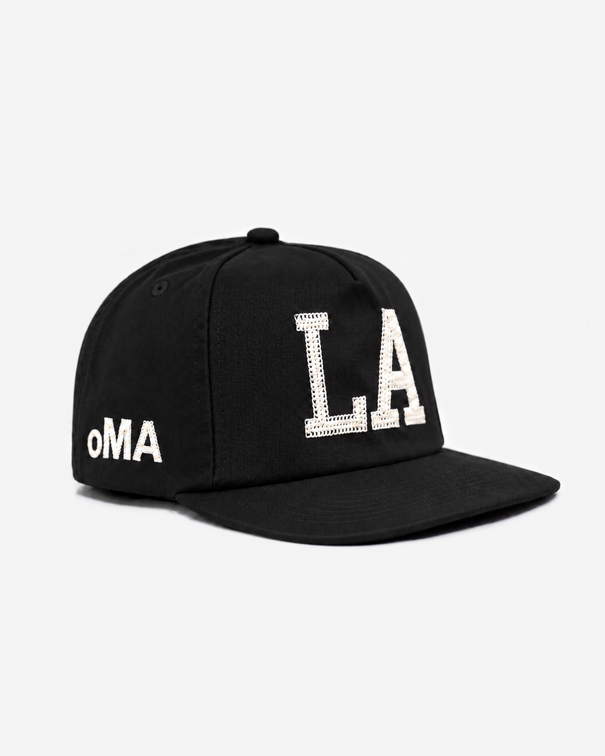 LA CHAIN STITCH HAT (BLACK/CREAM)