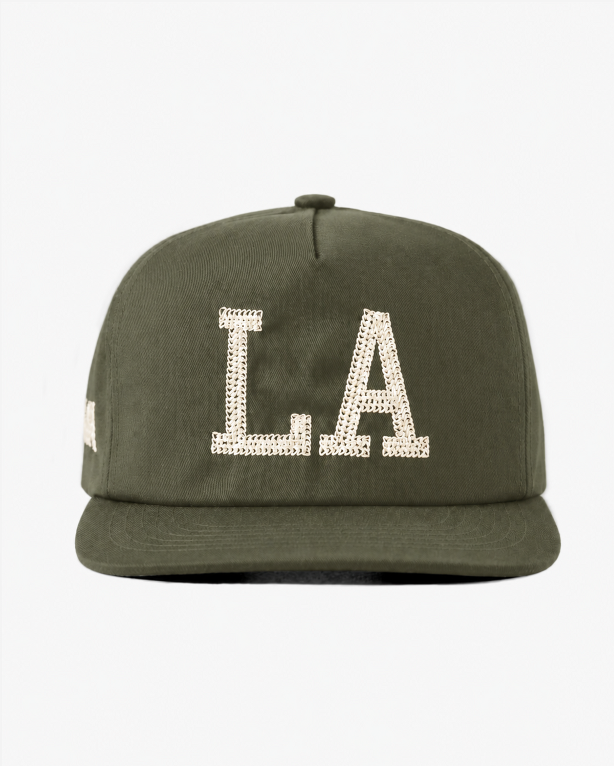 LA CHAIN STITCH HAT (ARMY)