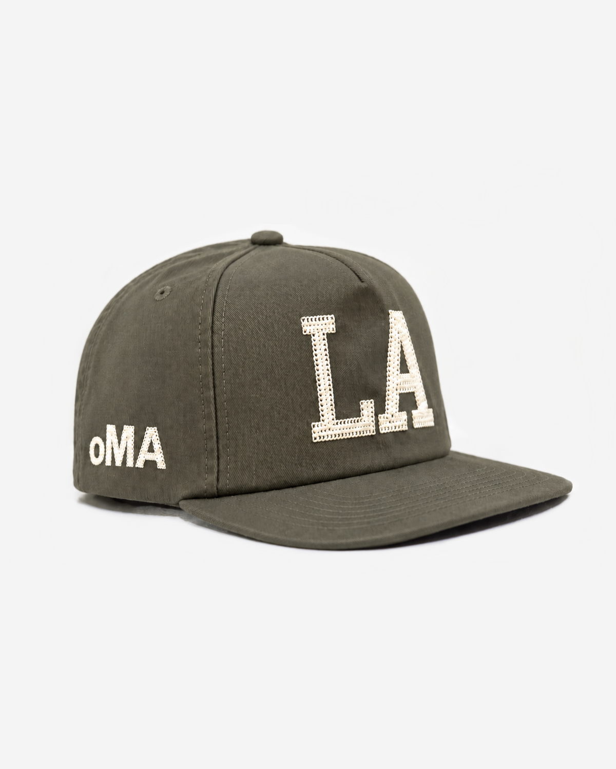 LA CHAIN STITCH HAT (ARMY)