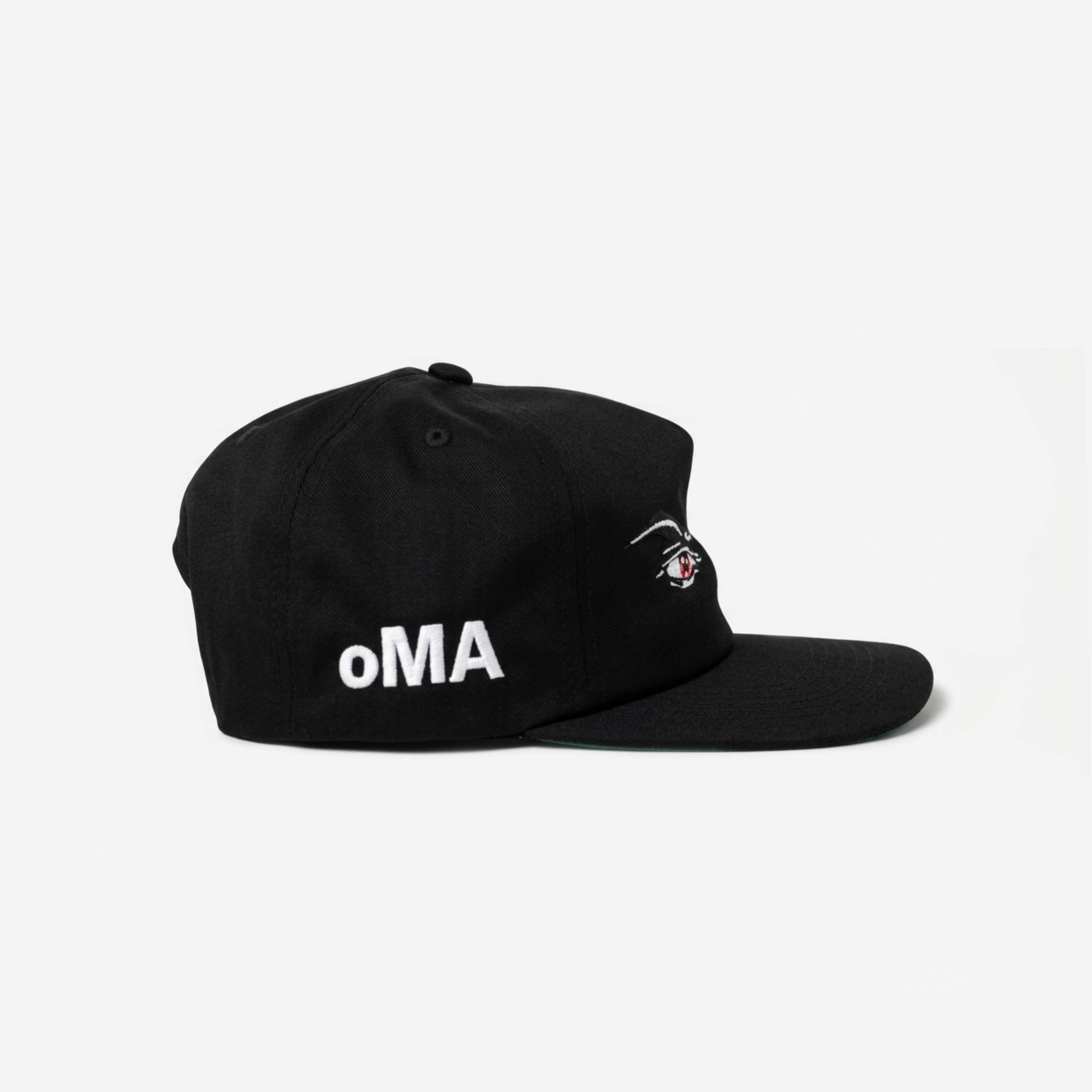 BAD ANIME EYES HAT (GREEN BRIM)