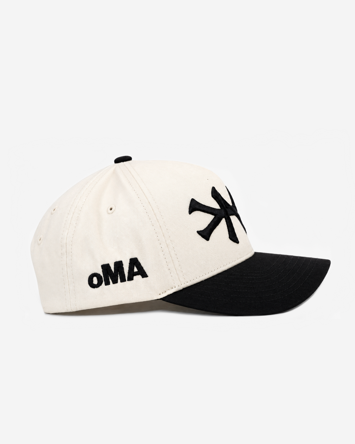 NEW YoRK HAT CURVED BRIM (CREAM/BLACK)