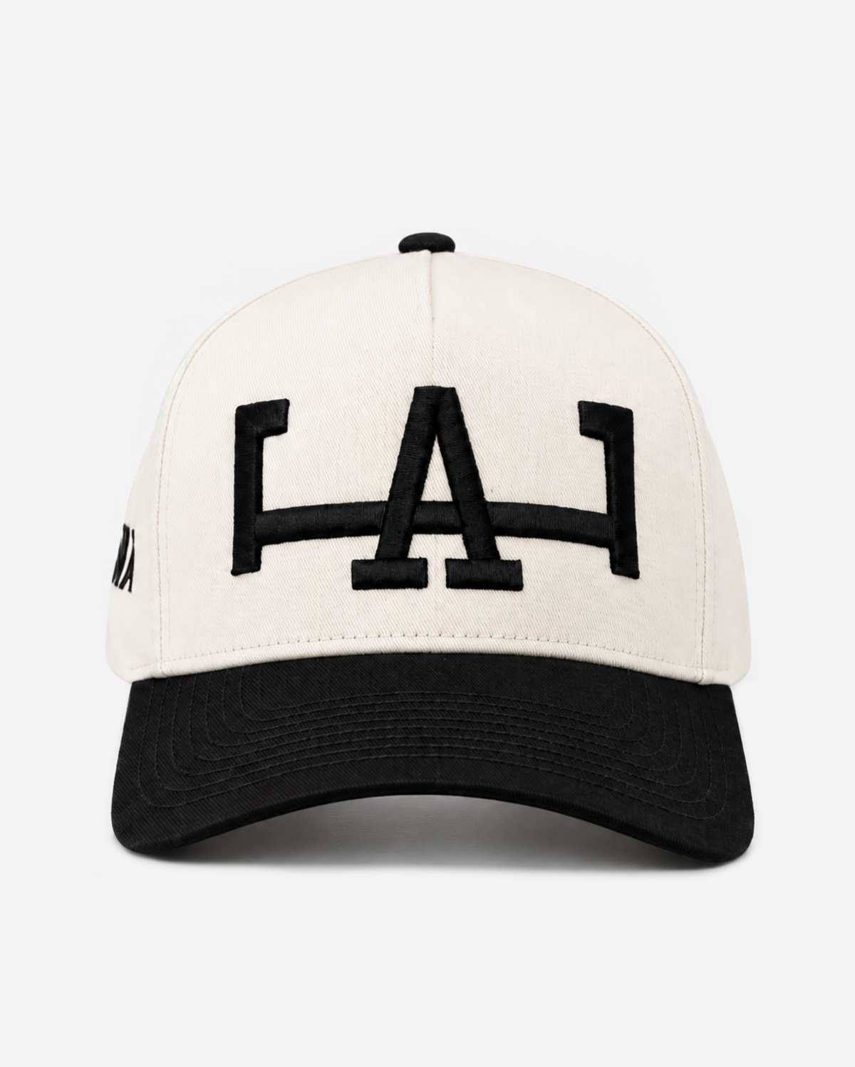 LoS ANGELES HAT CURVED BRIM (CREAM/BLACK)
