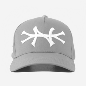 NY HAT CURVED BRIM (GREY)