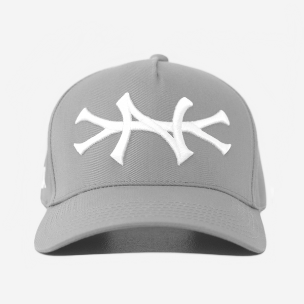 NY HAT CURVED BRIM (GREY) – oMA Studios