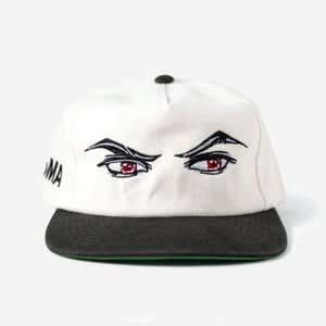 BAD ANIME EYES HAT (IVoRY)