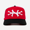 NY HAT CURVED BRIM (RED/BLACK)