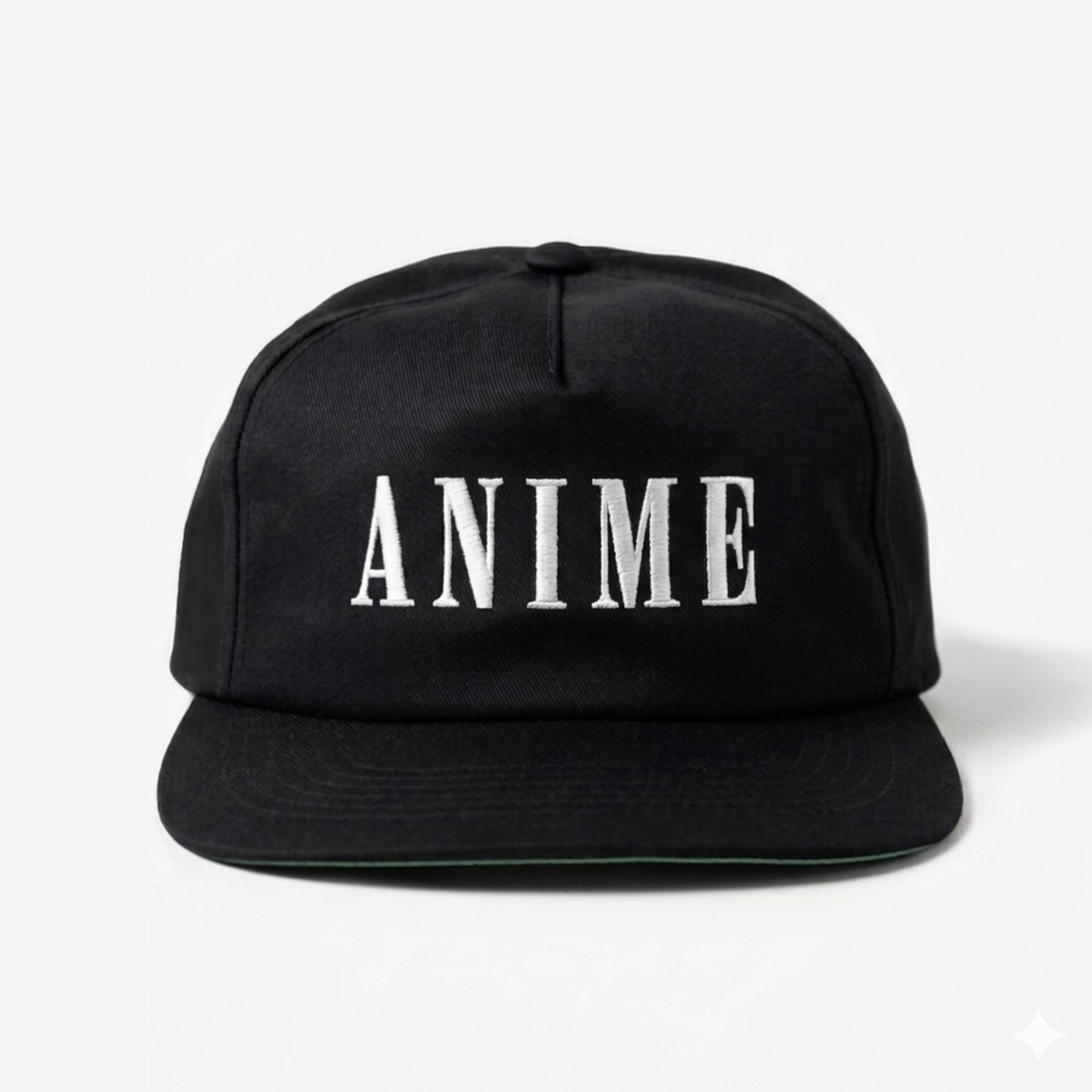 ANIME HAT (GREEN BRIM)
