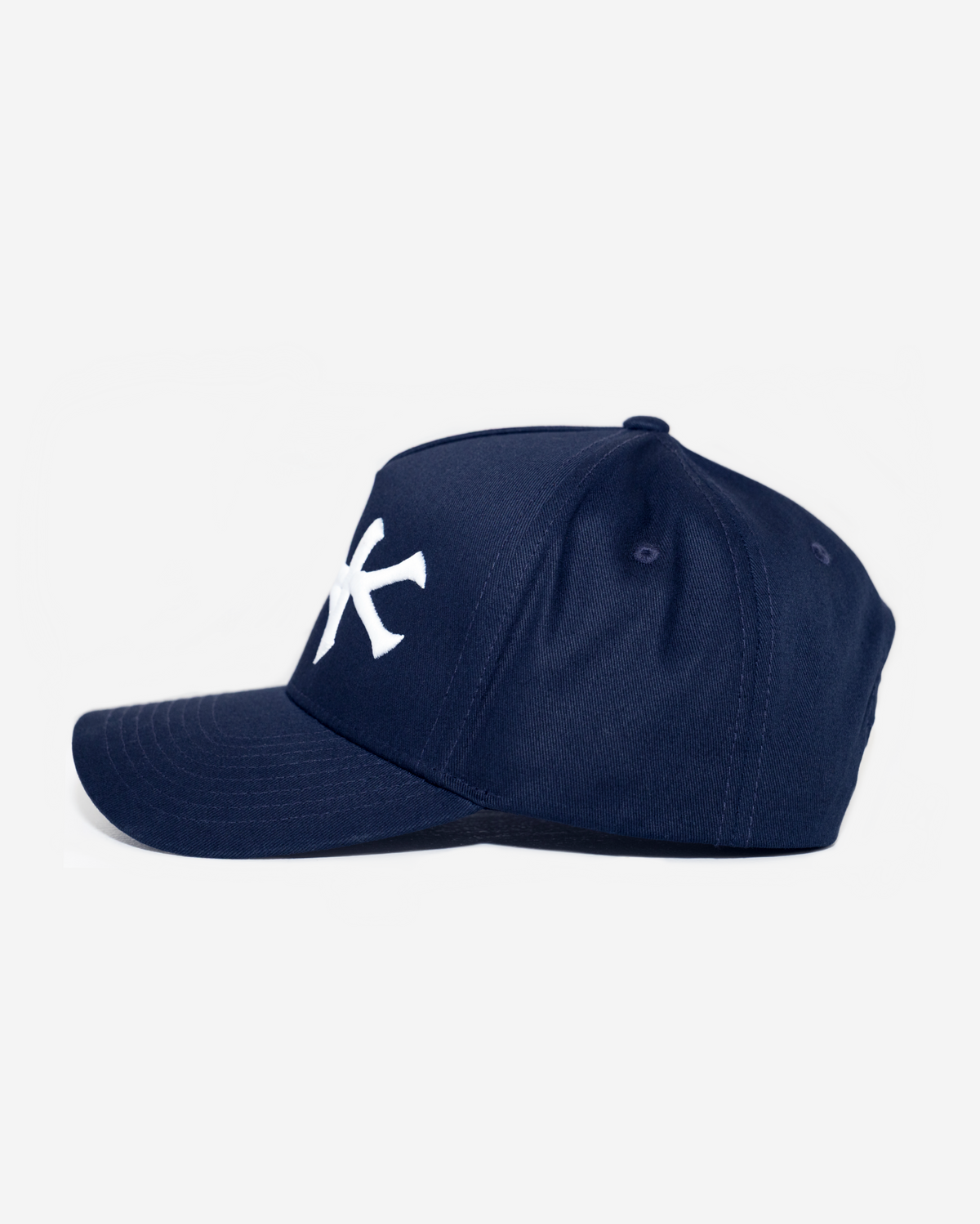 NEW YoRK HAT GREY BRIM (NAVY)