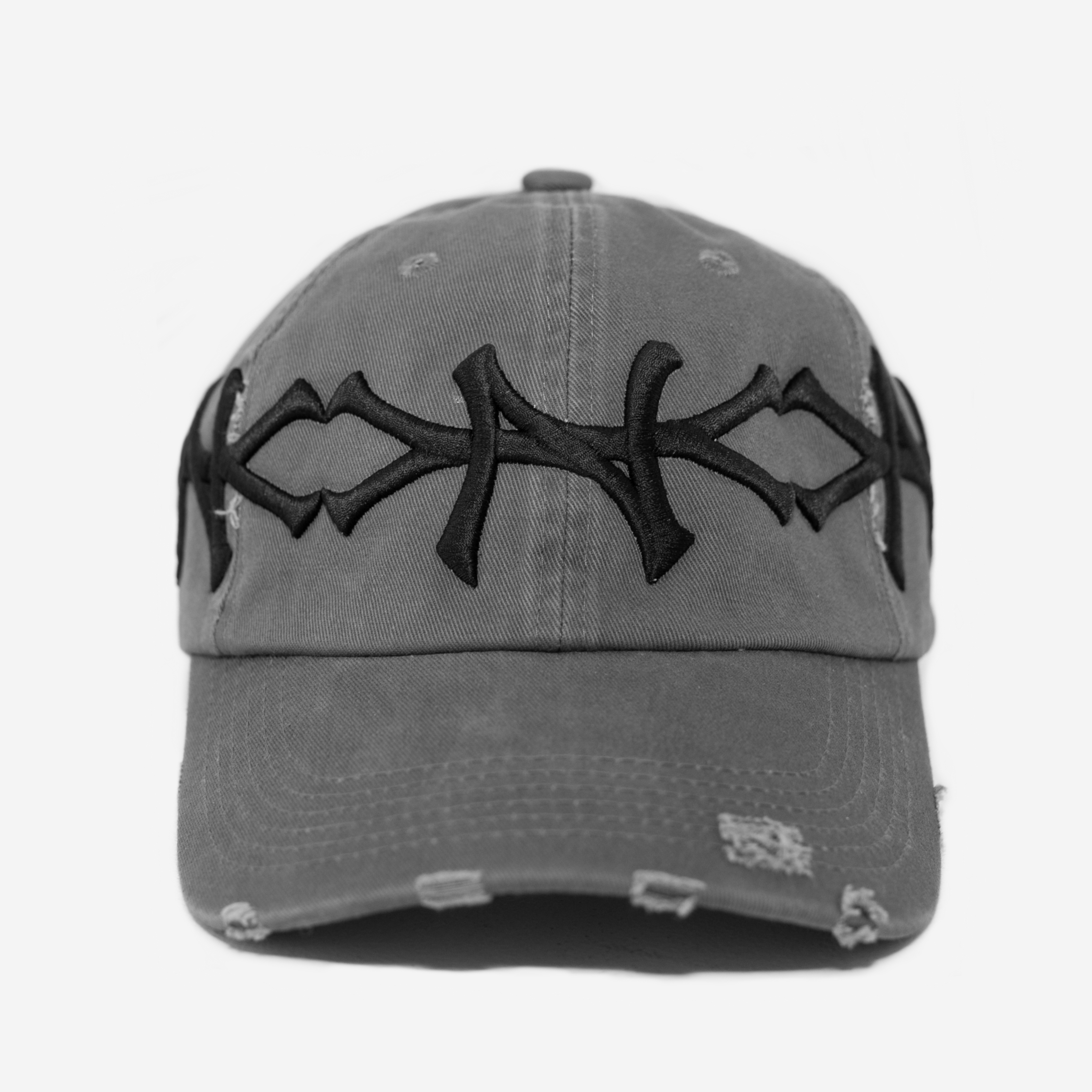 NEW YoRK CROWN DISTRESSED HAT (CoNCRETE)