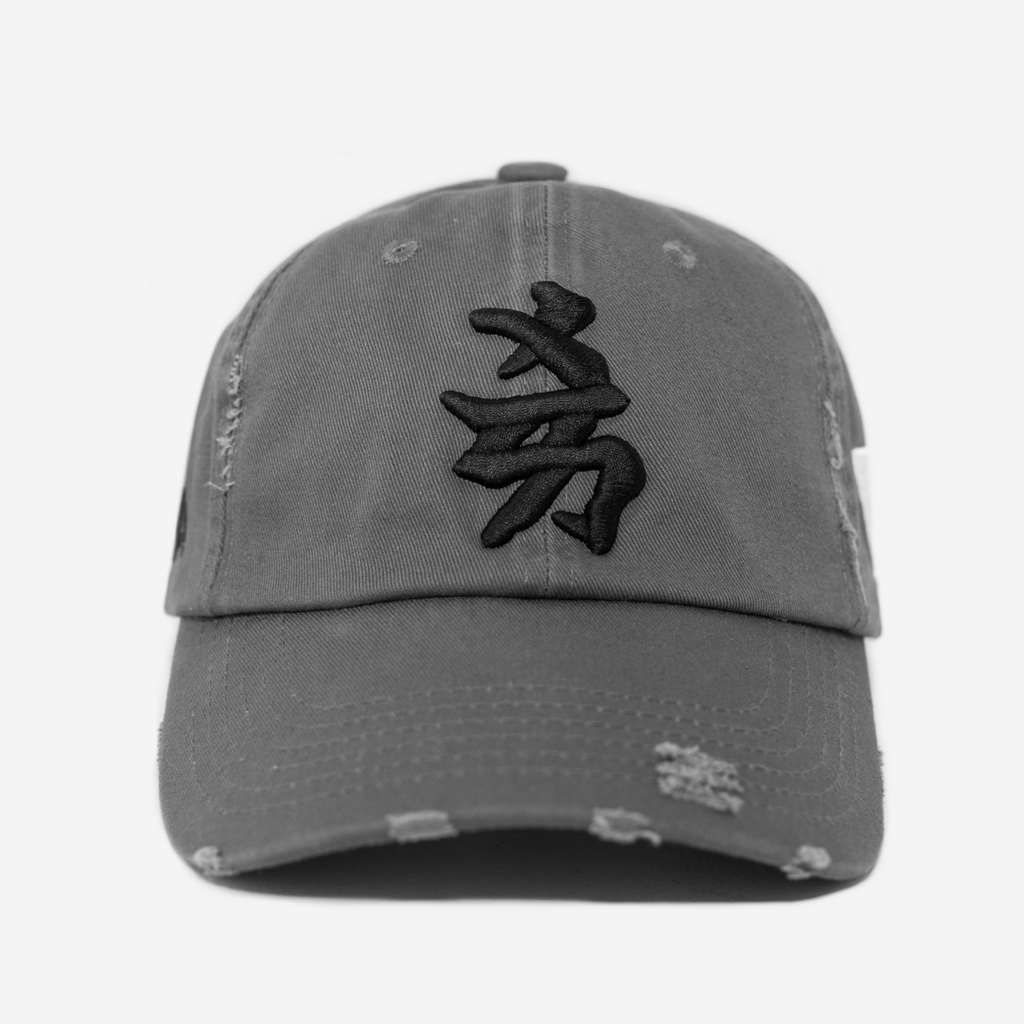NEW YoRK KANJI JAPAN DISTRESSED HAT (CoNCRETE)