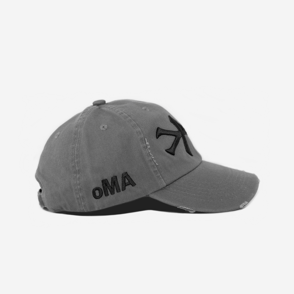 NEW YoRK DISTRESSED HAT (CoNCRETE)