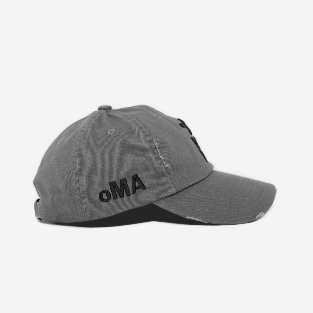NEW YoRK KANJI JAPAN DISTRESSED HAT (CoNCRETE)