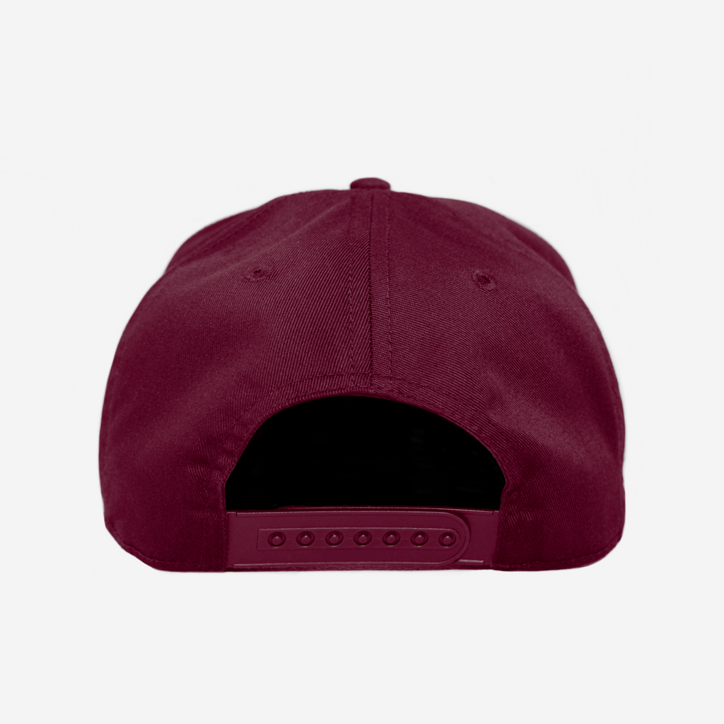 NY HAT CURVED BRIM (BURGUNDY)