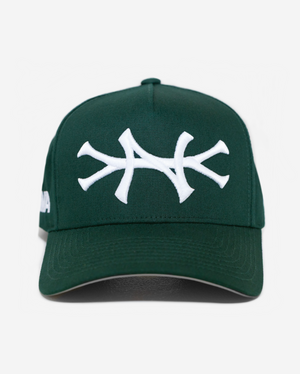 NEW YoRK HAT GREY BRIM (PINE)
