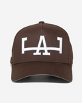 LoS ANGELES HAT GREY BRIM (BRoWN)