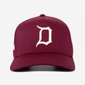 DETROIT HAT CURVED BRIM (BURGUNDY)
