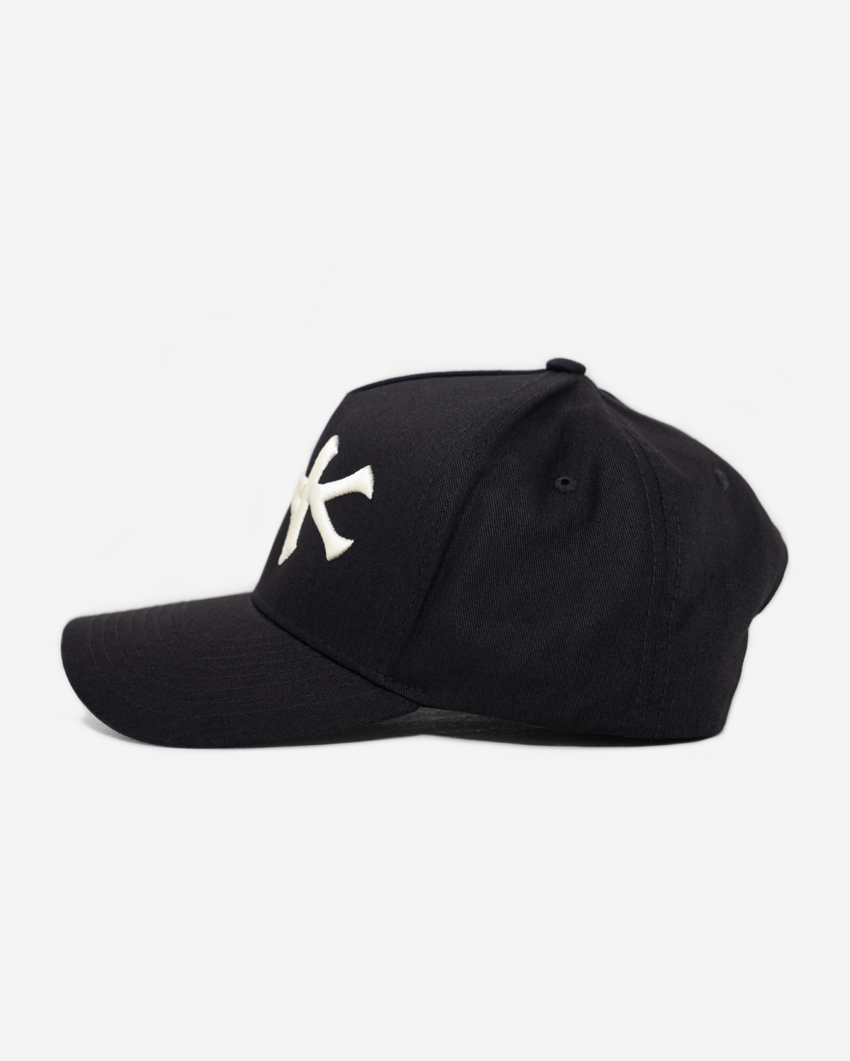 NEW YoRK HAT GREY BRIM (BLK/CREAM)