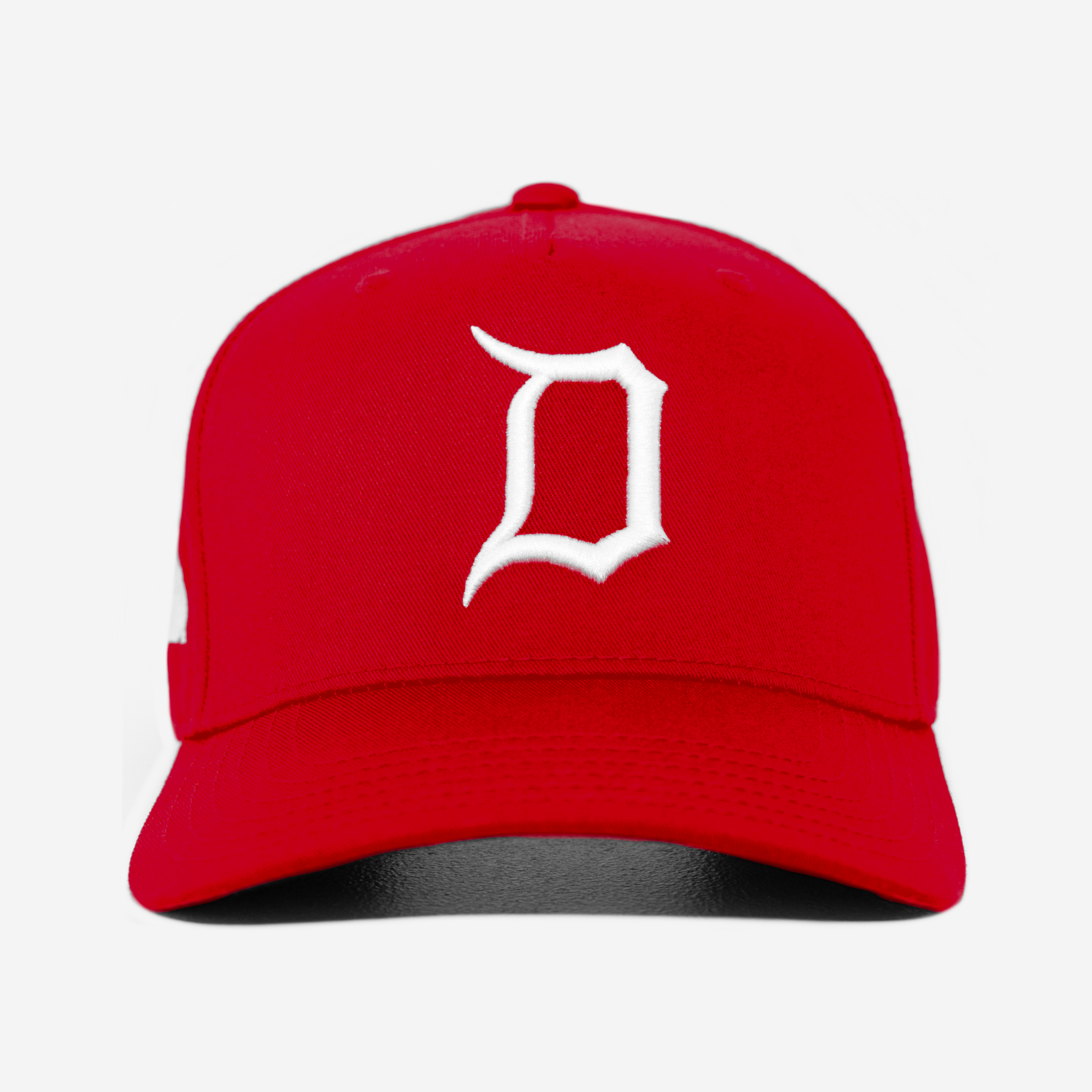 DETROIT HAT CURVED BRIM (RED)