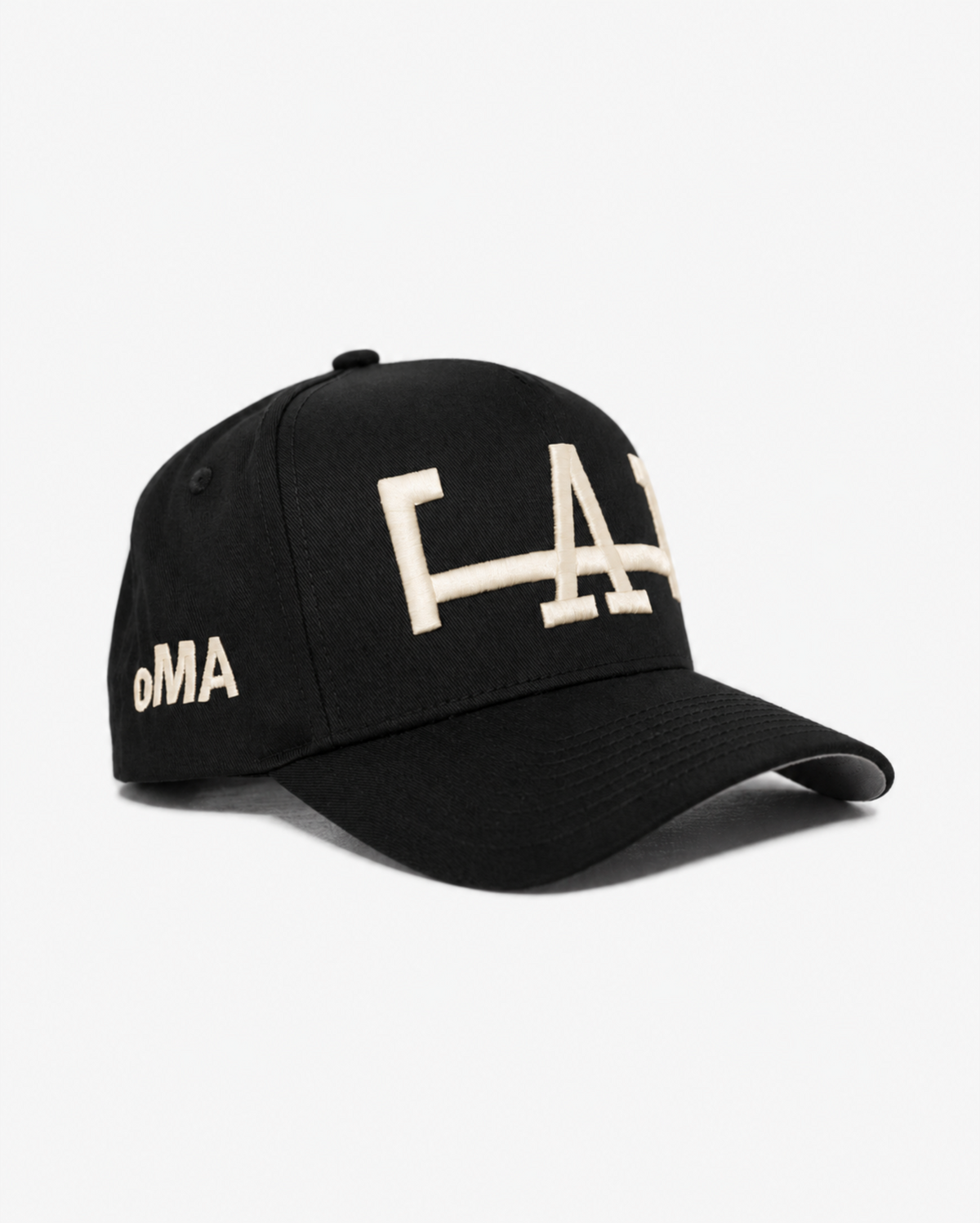 LoS ANGELES HAT GREY BRIM (BLK/CREAM)
