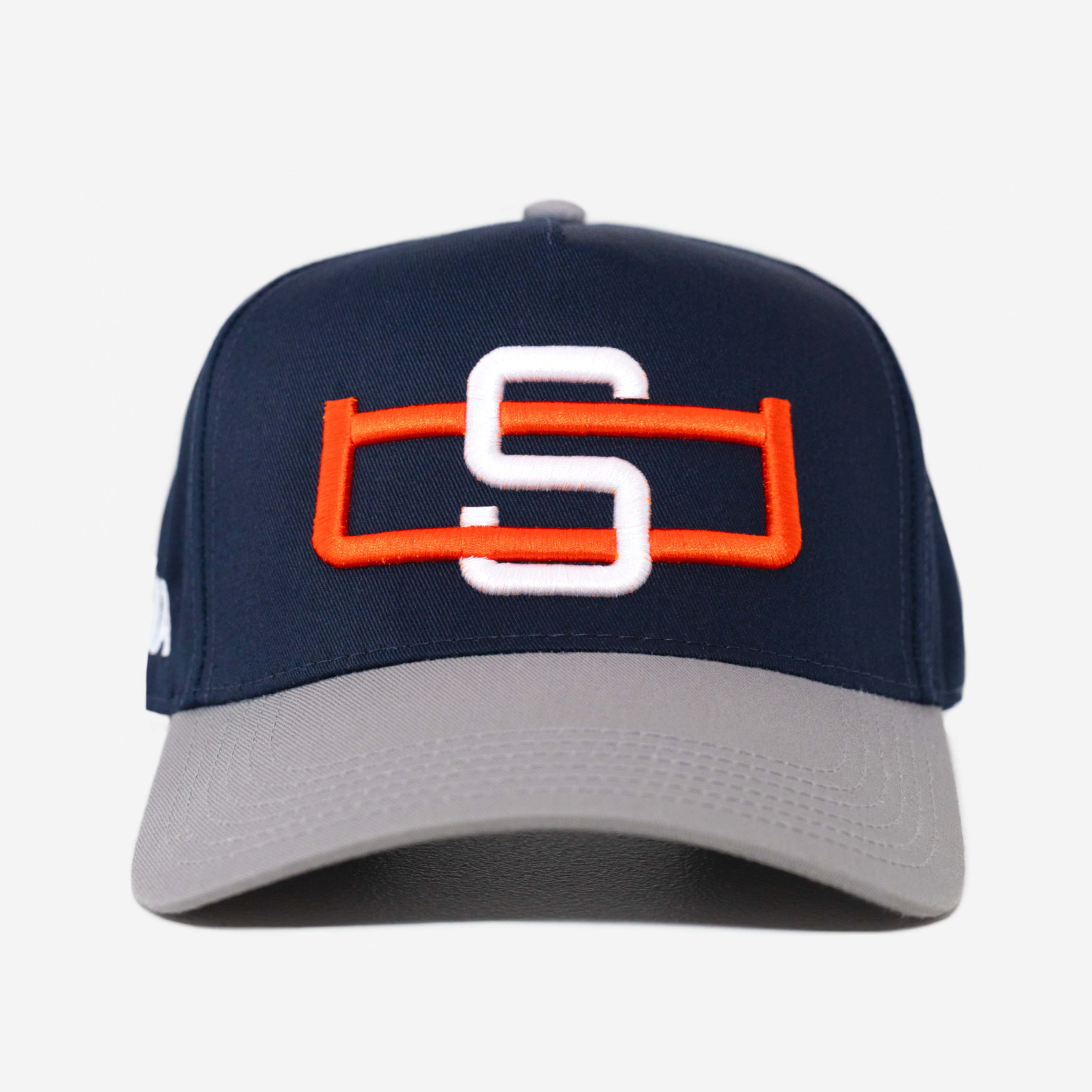 SD HAT CURVED BRIM (NAVY/GREY)
