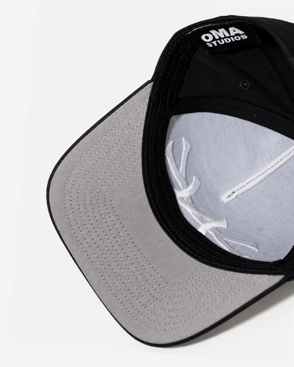 NEW YoRK HAT GREY BRIM (PINE)