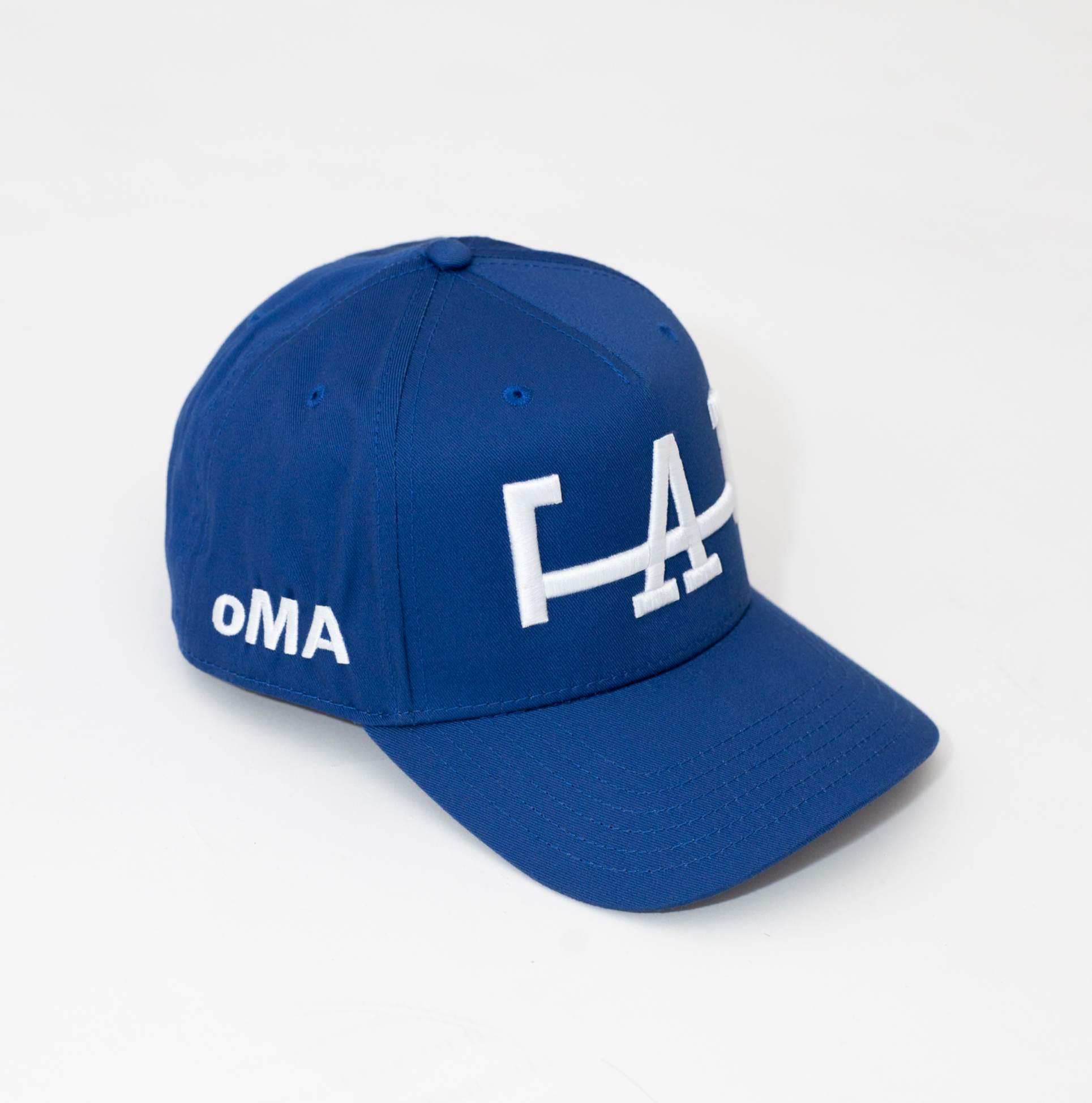 LA HAT CURVED BRIM (BLUE)