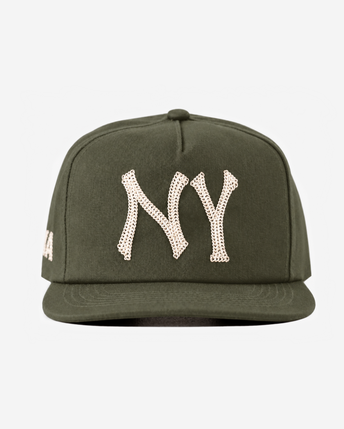 NY CHAIN STITCH HAT (ARMY)