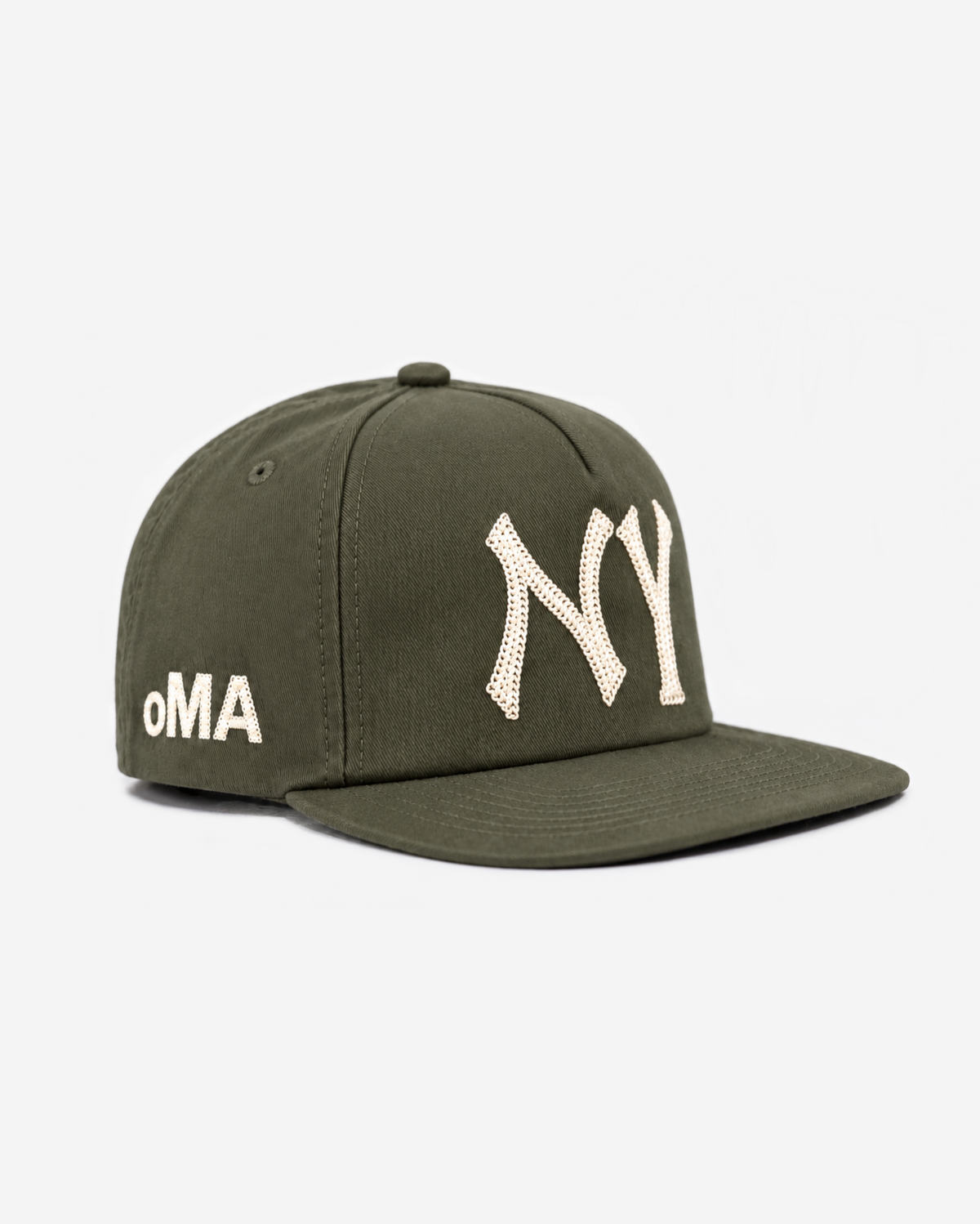 NY CHAIN STITCH HAT (ARMY)