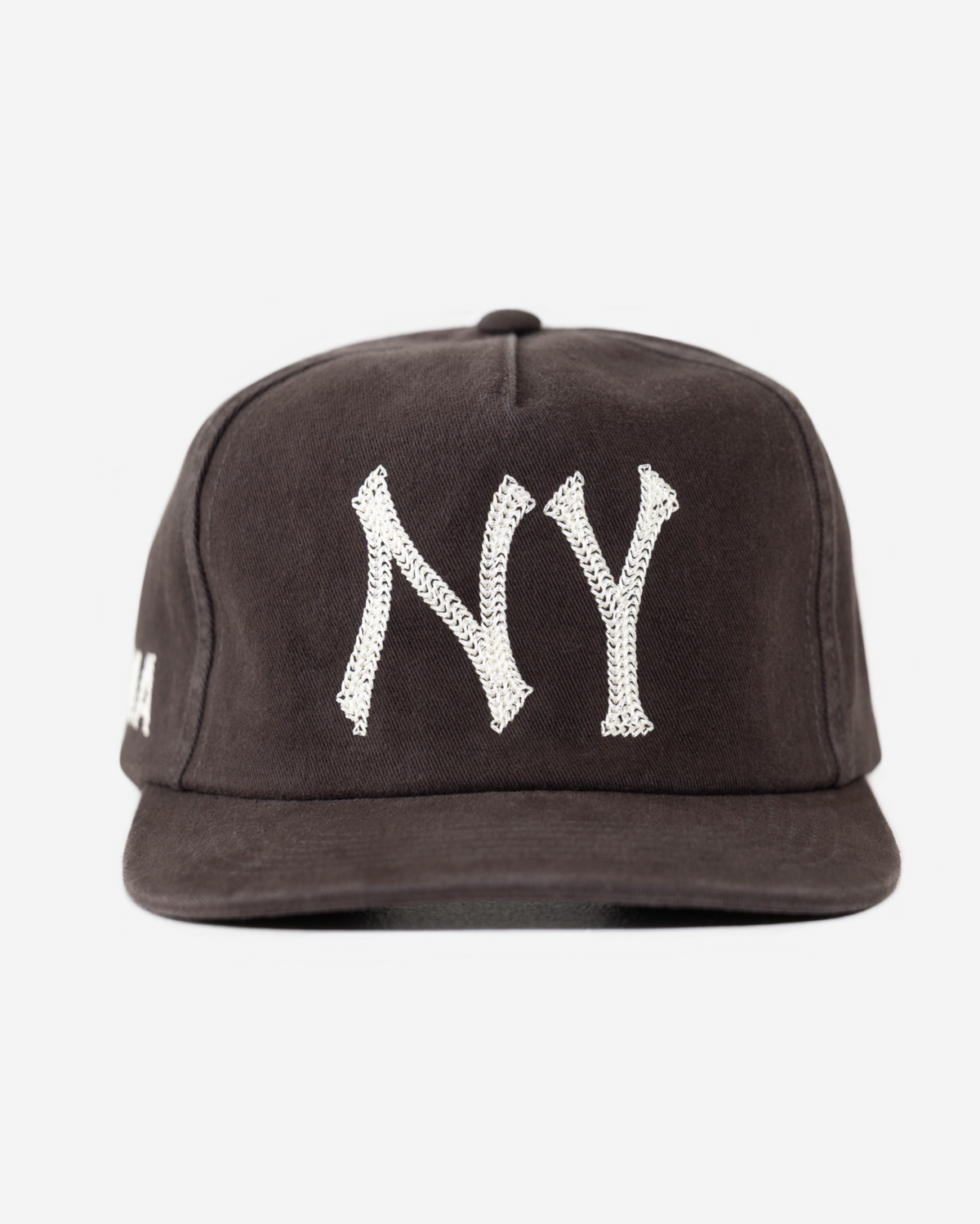 NY CHAIN STITCH HAT (VINTAGE BLACK)