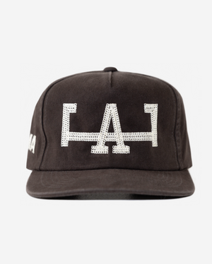 LA CHAIN STITCH HAT (VINTAGE BLACK)