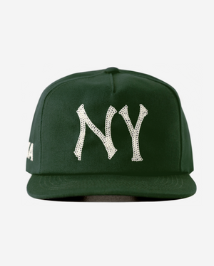NY CHAIN STITCH HAT (PINE)