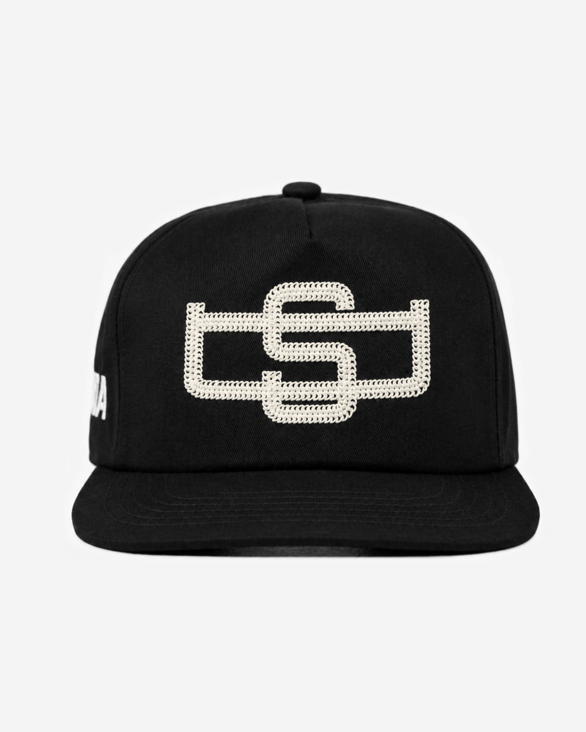 SAN DIEGo CHAIN STITCH HAT (BLACK/CREAM)