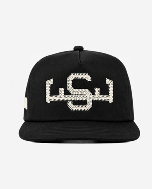SAN FRANCISCo CHAIN STITCH HAT (BLACK/CREAM)