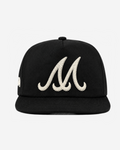 ATLANTA CHAIN STITCH HAT (BLACK/CREAM)