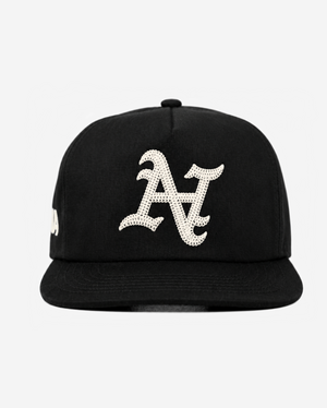 oAKLAND CHAIN STITCH HAT (BLACK/CREAM)