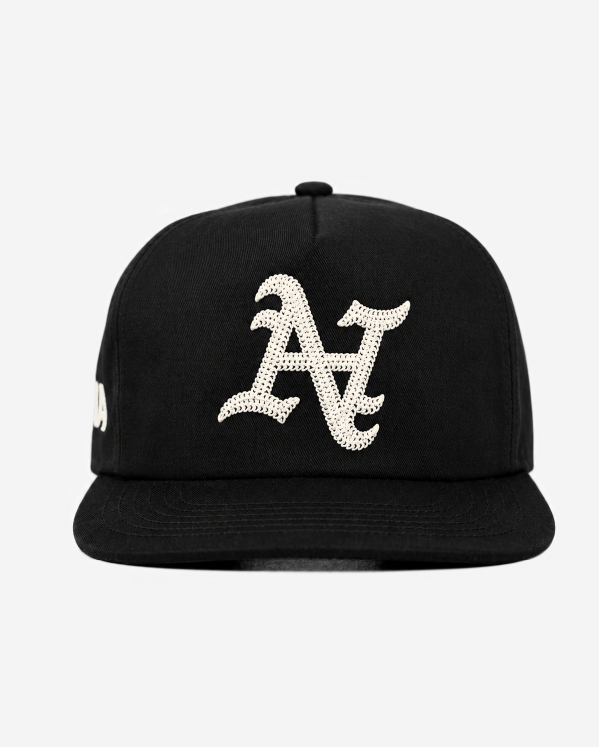 oAKLAND CHAIN STITCH HAT (BLACK/CREAM)